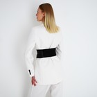 Корсет на молнии, высота 11-17 см, на пуговицах, цвет чёрный - Фото 4