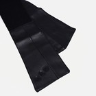 Корсет на молнии, высота 11-17 см, на пуговицах, цвет чёрный - Фото 7