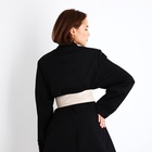 Корсет ремень женский, ширина 8-10 см, на затяжке, цвет бежевый - фото 59356767