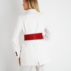 Ремень женский, ширина 8 см, на затяжке, цвет красный - фото 23133741