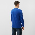 Лонгслив мужской однотонный, цвет ярко-синий, размер 50 9925288