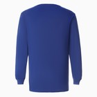 Лонгслив мужской однотонный, цвет ярко-синий, размер 52 - Фото 4