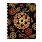 Тетрадь 96 листов в клетку на гребне "Драгоценные фрукты", обложка мелованный картон, матовая ламинация, 3D фольга, блок 65, 4В, МИКС (комплект 2 шт) - фото 22962585