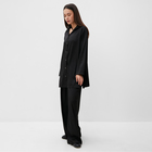 Костюм женский (рубашка и брюки) MIST Summer time р. 48-50, черный - Фото 3