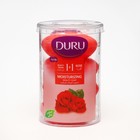 Туалетное крем-мыло DURU 1+1, увлажняющий крем и роза, 4 х 100 г - фото 320079344