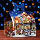 Подарочная коробка "Домик Праздничное настроение", 16 х 14 х 15,5 см - фото 320205753