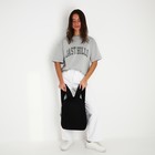 Рюкзак школьный текстильный, с карманом, цвет чёрный - Фото 6