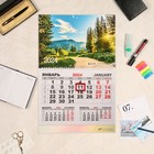 Календарь квартальный, моно "Природа" 2024 год, 30х46 см - фото 11095342