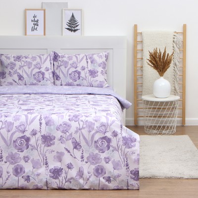 Постельное бельё дуэт LoveLife «Лавандовое поле», сатин