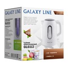 Чайник электрический Galaxy GL 0212, пластик, 1.7 л, 2200 Вт, белый - фото 51342129 Чайник электрический Galaxy GL 0212, пластик, 1.7 л, 2200 Вт, белый - фото 51342129
