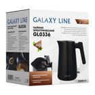 Чайник электрический Galaxy GL 0336, пластик, 1 л, 2200 Вт, чёрный - Фото 9