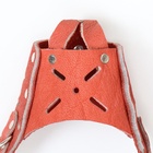 Намордник регулируемый из мягкой кожи, размер № 1, ДН 4-5 см, ОМ 13-15 см, коричневый - Фото 8