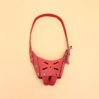 Намордник регулируемый из мягкой кожи, размер № 2, ДН 5-6 см, ОМ 15-19 см, коричневый - Фото 4