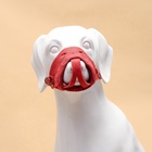 Намордник регулируемый из мягкой кожи, размер № 4, ДН 7-9 см, ОМ 22-25 см, коричневый - Фото 4