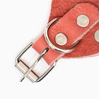 Намордник регулируемый из мягкой кожи, размер № 5, ДН 7-11 см, ОМ 25-28 см, коричневый - Фото 6