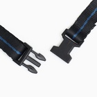 Намордник для собак №1, ДН 6 см, ОМ 22 см, с трехсторонним ремешком, каучук, чёрный - Фото 6