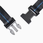 Намордник для собак №6, ДН 13 см, ОМ 41 см, с трехсторонним ремешком, каучук, чёрный - Фото 6