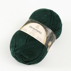 Пряжа "Шелкопряд" 70% п/т шерсть, 30% искусственный шелк 300м/100гр (Зеленый 110) - фото 22843197