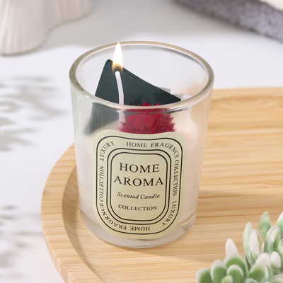 Ароматическая свеча в стакане Sweet Love, травы, 5.5×6.5 см