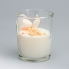 Свеча ароматическая в стакане "Sweet Love" , гардения, 5,5х6,5 см - Фото 3