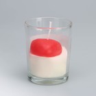 Свеча ароматическая в стакане "Scented Candle", жасмин, 5х6,5 см - фото 7366206