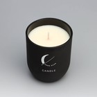 Свеча ароматическая "Home Fragrance", одеколон, черная, 7х8 см - Фото 5