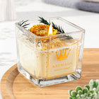 Свеча ароматическая в стакане "Aroma Art", пряный цитрус, квадратная, 8х10,5 см - фото 10986229