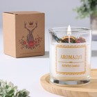 Свеча ароматическая в стакане "Aroma Art", пряный цитрус, круглая, 8х10,5 см - фото 4790309