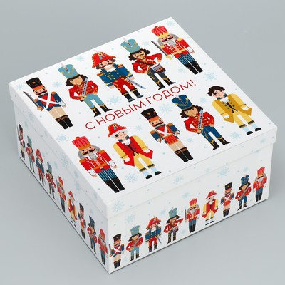 Коробка подарочная «Щелкунчик», 22 × 22 × 12 см