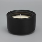 Свеча ароматическая "Soy WAX", страсть, черная, 9х9 см - фото 7528516