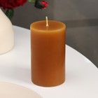 Свеча-цилиндр ароматическая "Лаванда и цитрус", 6х10 см - фото 7578061