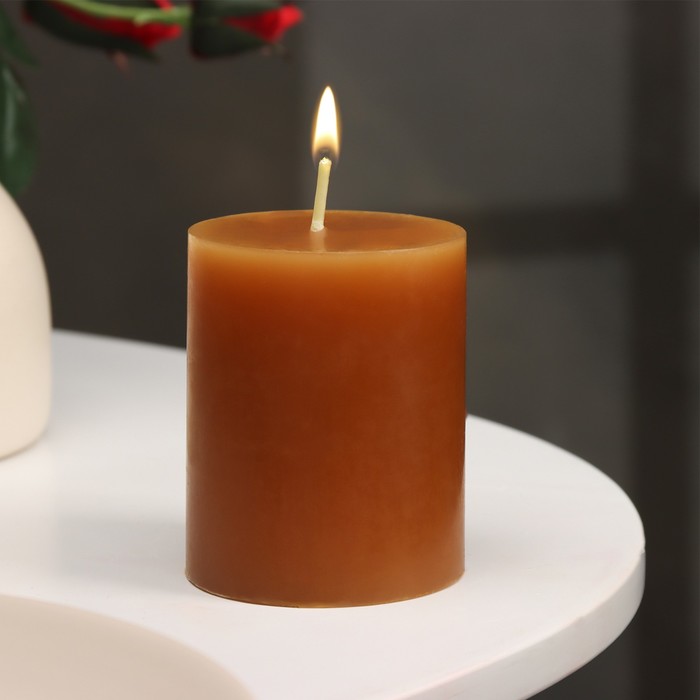 Свеча-цилиндр ароматическая Лаванда и цитрус, 6х7,5 см