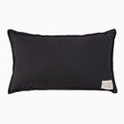 Подушка Этель, 30х50+1 см, цвет чёрный, 100% хлопок - Фото 3