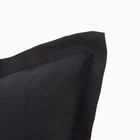 Подушка Этель, 30х50+1 см, цвет чёрный, 100% хлопок - Фото 4