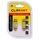Лампа автомобильная LED Clim Art T11, 33LED, 12В, SV8.5 (C5W/41mm), 2 шт - Фото 5