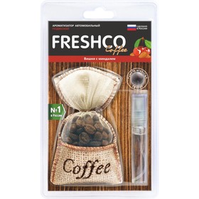 Ароматизатор в машину Freshco Coffee «Вишня и миндаль», подвесной мешочек