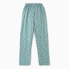 Комплект домашний женский "Котята" (футболка/брюки), цвет голубой, размер 46 - фото 23370745