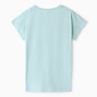 Комплект домашний женский "Котята" (футболка/брюки), цвет голубой, размер 46 - Фото 8