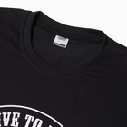 Футболка мужская "LIVE TO RIDE", цвет чёрный, размер 52 - фото 23370861