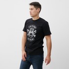 Футболка мужская "LIVE TO RIDE", цвет чёрный, размер 52 - фото 23635383