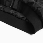 Бомбер женский демисезонный, чёрный, размер М (44-46) - фото 48970747