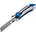 Нож ЗУБР Профессионал 09178_z01, винтовой фиксатор, обрезиненный, 18 мм - фото 302018540
