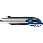 Нож ЗУБР Профессионал 09178_z01, винтовой фиксатор, обрезиненный, 18 мм - Фото 4