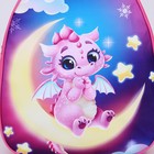 Рюкзак детский новогодний «Дракончик на луне», 30×25 см - Фото 3