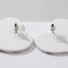 Серьги акриловые «Сердце» барс, цвет чёрно-белый - Фото 4