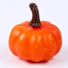 Фигурка для поделок и декора «Тыква», набор 2 шт., размер 1 шт. — 7×7×7.5 см, цвет оранжевый - Фото 1
