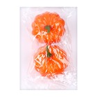 Фигурка для поделок и декора «Тыква», набор 2 шт., размер 1 шт. — 7×7×7.5 см, цвет оранжевый - Фото 4