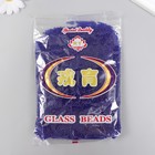 Бисер стекло 12/0 "Индиго" прозрачный 450 гр - фото 22813759