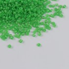 Бисер стекло 12/0 "Зелёный мох" полупрозрачный матовый 450 гр - фото 3794444