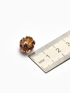 Шарм разделитель «Цветы», розовый в золоте - Фото 3